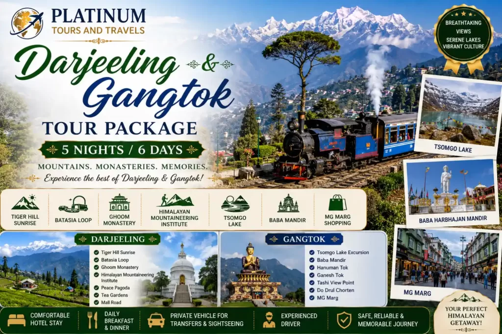 Darjeeling Gangtok Tour Package