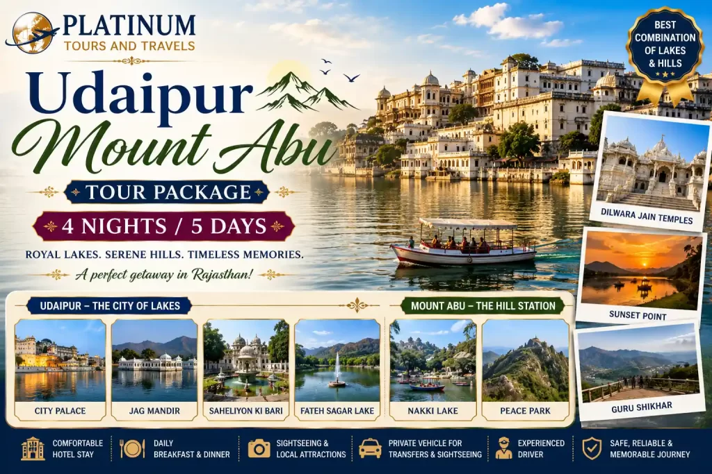 Udaipur Mount Abu Tour Package
