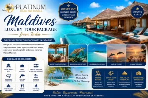 Maldives Luxury Tour Package from India